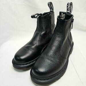 Doc Dr Martens Black Leather Chelsea Boots 2976 w/ Zips Women's Size US 6